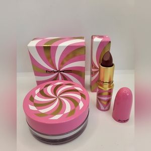 Bundle Mac Lipstick+Fix Powder New